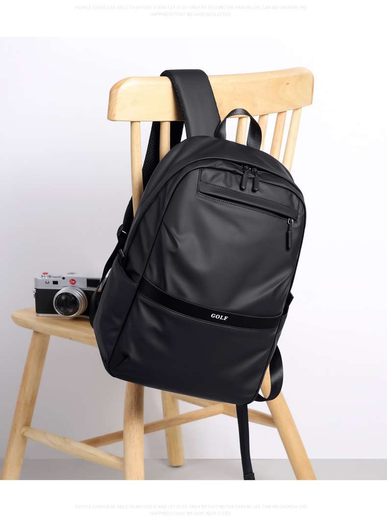 golf双肩包男包轻便时尚休闲书包大容量商务时尚15英寸电脑背包男 d