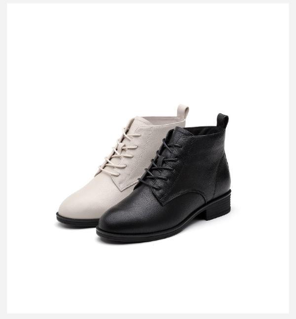 senda/森达2019冬季新款专柜同款欧美户外休闲女马丁靴4tm01dd9