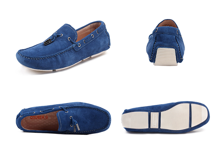 couber.g奥卡索 日常休闲鞋 头层牛皮 男鞋 5534m--系带黑色-41