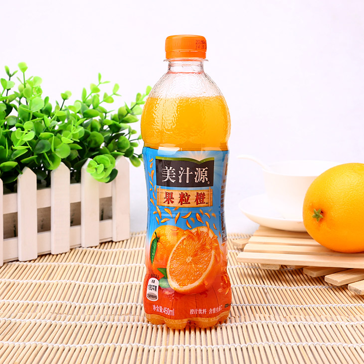 美汁源橙汁,杯装橙汁,美汁源果粒橙橙汁饮料_大山谷图库