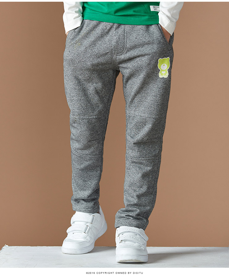 迪斯兔/disitu男童春款休闲裤儿童长裤中大童修身小脚收口运动裤子x