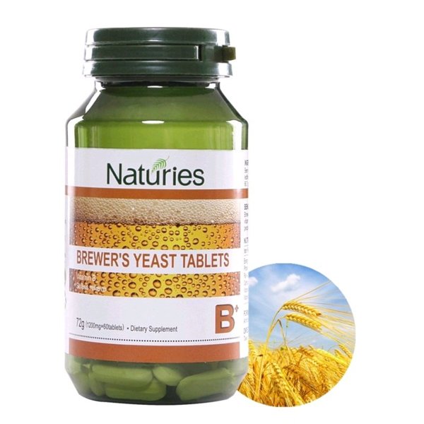 【新西兰】naturies奈氏力斯 啤酒酵母片 补充维生素b 60片