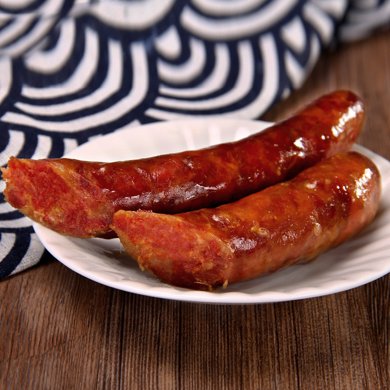 湖北特产味肴腊品土猪肉香肠农家自制腊肠日晒风干非烟熏500g