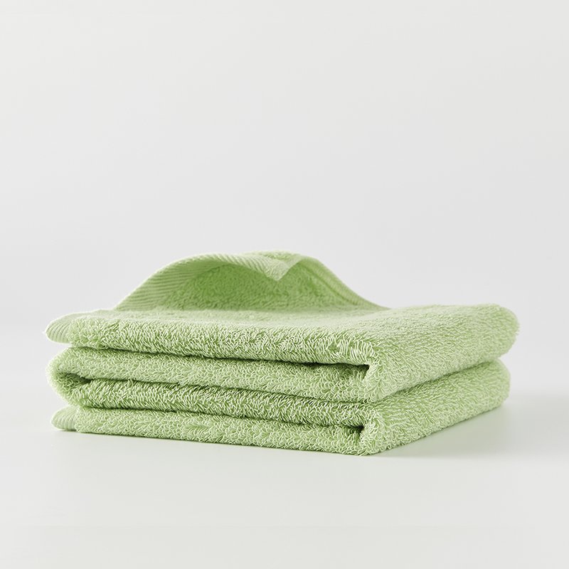 (加厚)精梳阿瓦提长绒棉毛巾-34*74cm-绿色