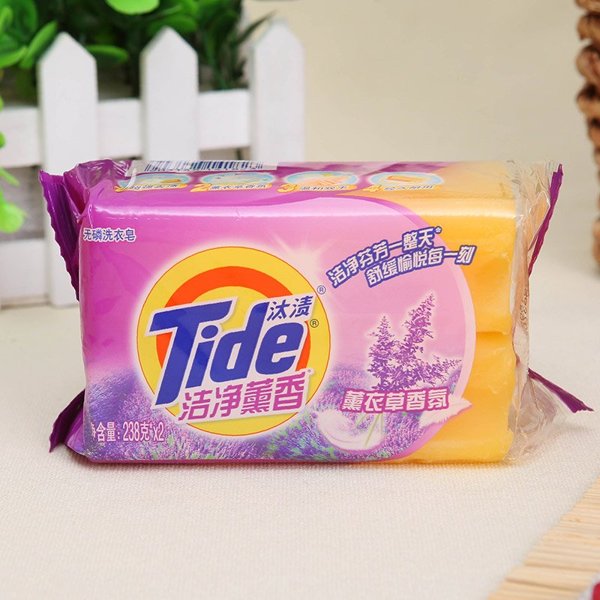 汰渍洁净薰香薰衣草香氛洗衣皂(238g*2)