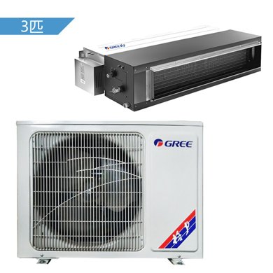格力空调（GREE）3匹适用37-52㎡ 变频纤薄风管机包人工费全包6年包修液晶面板线控中央空调 FGR7.2Pd/C1(s)Na