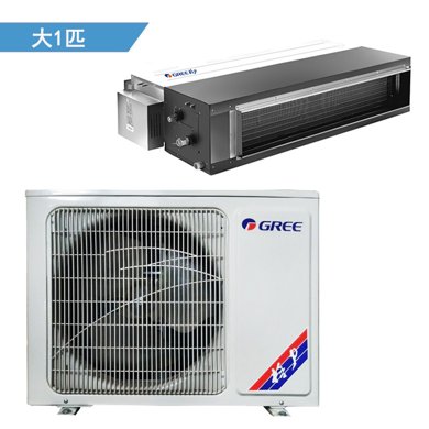 格力空调（GREE）大1匹适用13-17㎡ 变频纤薄风管机人工费全包6年包修液晶面板线控中央空调 FGR2.6Pd/C1(s)Na
