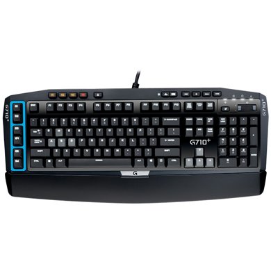 罗技(logitech)g710  blue 机械游戏键盘 青柚-黑色