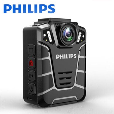 飞利浦 PHILIPS 执法记录仪 VTR8110-32G现场记录仪高清红外夜视1080P音视频行车记录便捷摄像机