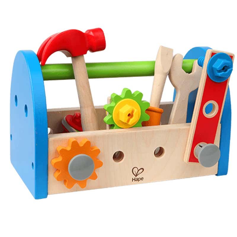 hape儿童工具箱玩具套装过家家宝宝益智拆装拼装3岁 男孩培养益智-我