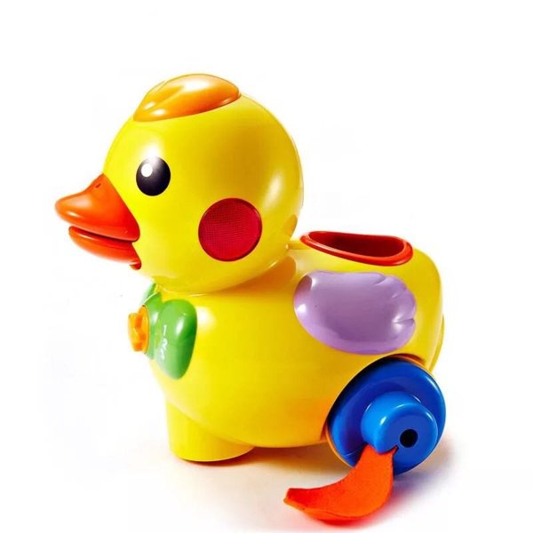 澳贝乖乖小鸭6个月8个月宝宝玩具婴幼儿学爬学步下蛋鸭