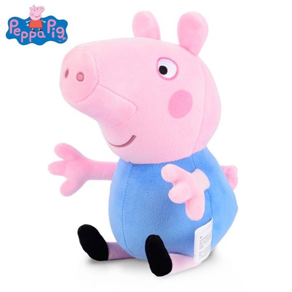 小猪佩奇peppapig粉红猪小妹玩具佩佩猪正版毛绒玩具娃娃公仔