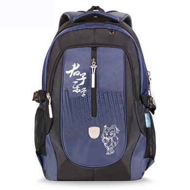 孔子书包初中高中学生系列涤纶双肩中国风中学生书包a2011