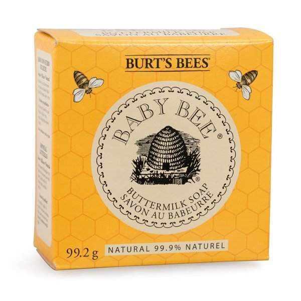 美国burts bees小蜜蜂天然婴儿牛奶润肤沐浴皂(99g)