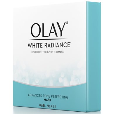 olay水感透白光曜钻纹弹力面膜5片5片