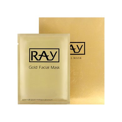【泰国】ray妆蕾 蚕丝面膜10片/盒 (金色1盒 银色1盒 组合)