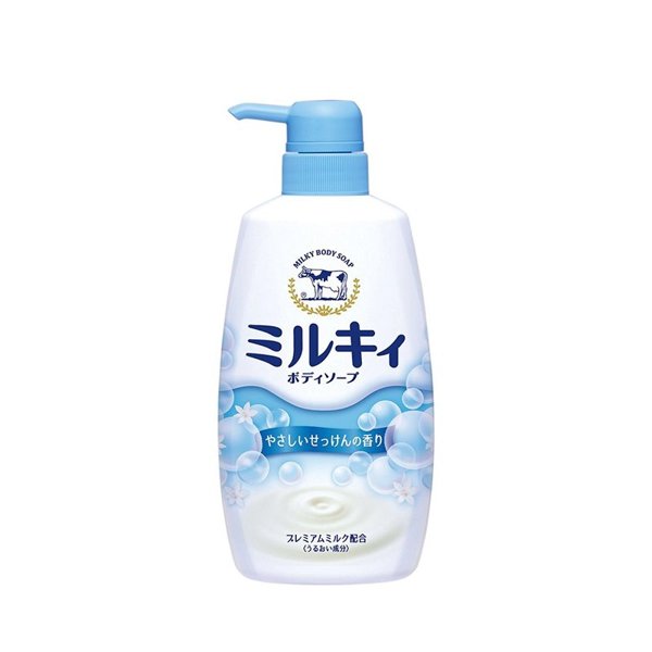 【2瓶装】【日本】cow牛乳石碱沐浴露 bouncia沐浴乳牛奶花香 550ml