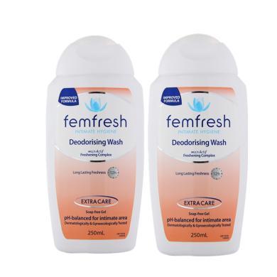 [2瓶装]澳大利亚 femfresh 芳芯护理液百合味女性私处清洁液洗液 250ml