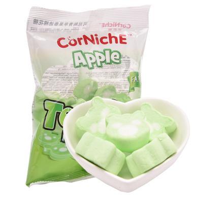 菲律宾进口 可尼斯（CorNiche）儿童零食品 青苹果泰迪棉花糖果70g*2