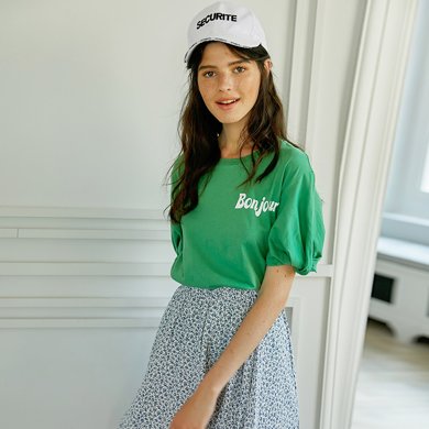 运动户外 女装 t恤 banana baby banana baby2018夏季纯棉ins字母印花