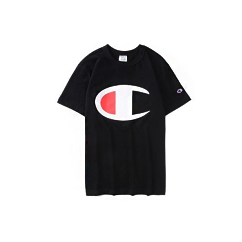 champion 冠军潮牌 香港直邮 logo印花短袖t恤 男女同款 c8-k30k-m