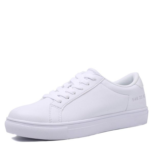 德尔惠女鞋2017白色板鞋女运动鞋春季休闲鞋低帮学生小白鞋板鞋潮