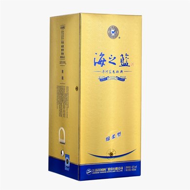 洋河蓝色经典 海之蓝 42度 480ml 绵柔型白酒