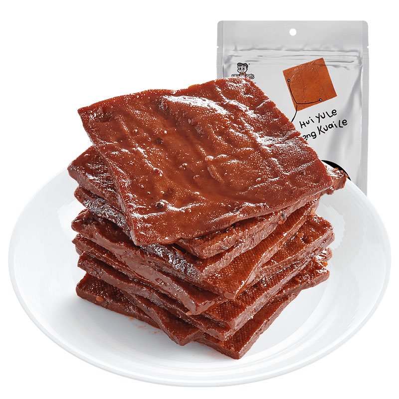 【周黑鸭天虹旗舰店】卤豆腐干120g*2袋颗粒装 武汉特产真空零食小吃