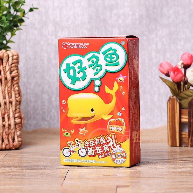 好丽友好多鱼茄汁味(马铃薯膨化食品)(33g)