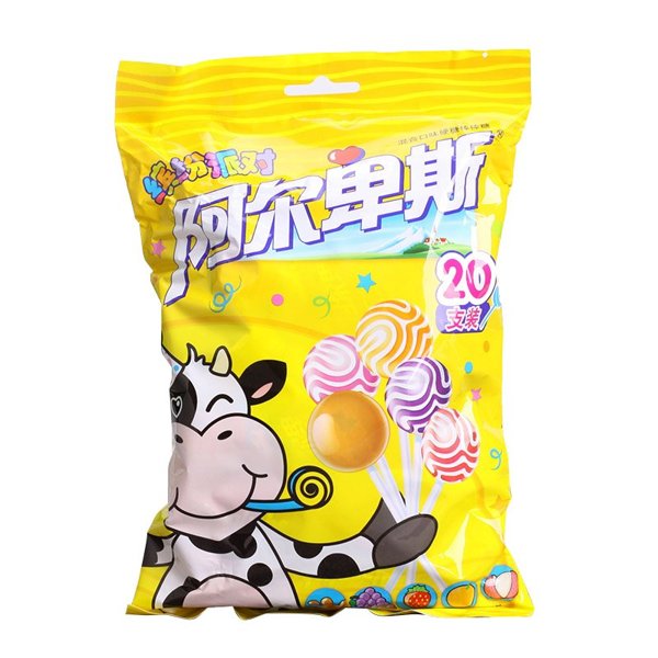阿尔卑斯混合口味硬糖棒棒糖20支装(200g)