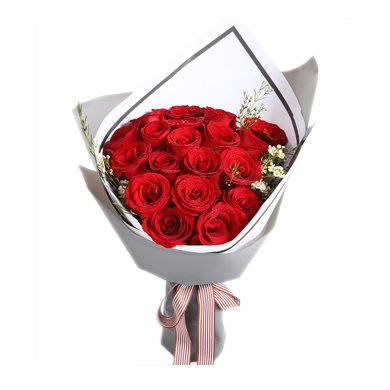 爱的诺言-红玫瑰19枝，白色腊梅2枝鲜花送老婆爱人女朋友创意礼物生日礼物浪漫同城配送/可提前预约/指定日期送达