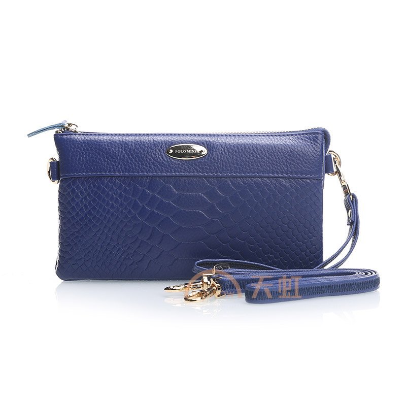 钟表配饰 潮流女包 手拿包 保罗名莎 polominsa保罗名莎牛皮女式手包