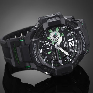 casio卡西欧手表男gshock航空户外运动防水防震石英表ga1100