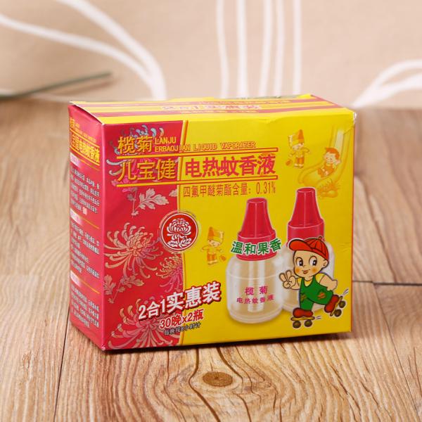 榄菊电热蚊香液2合1实惠装(34ml*2)