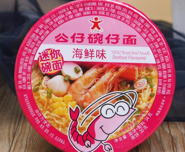 公仔迷你海鲜面hn2(34g)