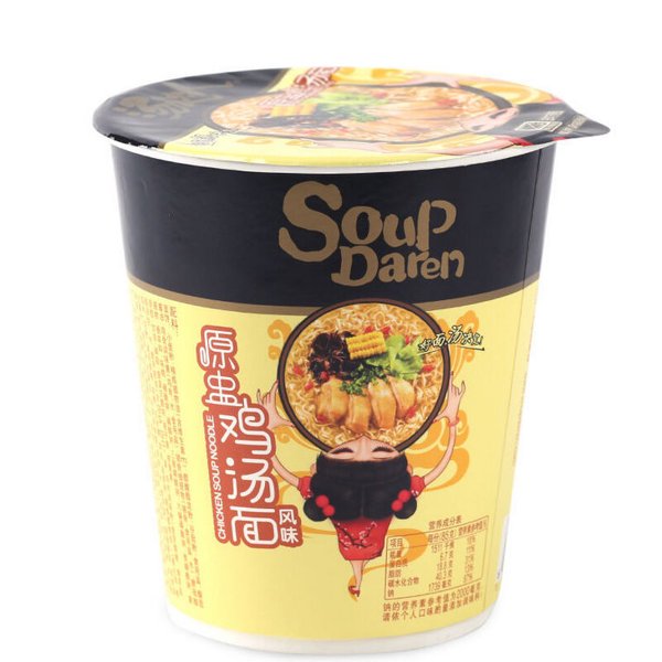 统一汤达人原盅鸡汤杯面nc373g