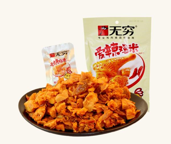 无穷爱辣鸡米(120g)