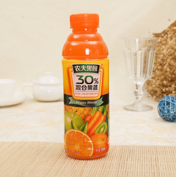 農夫果園混合果蔬汁飲料(橙 胡蘿蔔 蘋果 菠蘿 獼猴桃)(500ml)