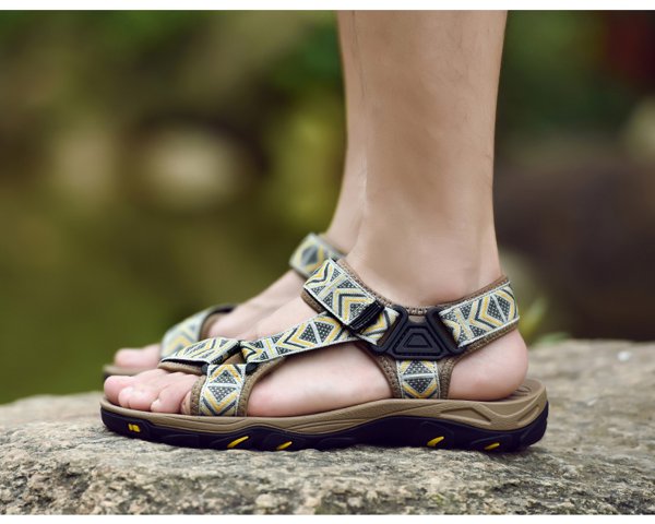 乐嘉途夏季男凉鞋男士织带沙滩鞋户外运动鞋休闲凉鞋透气凉拖鞋男l